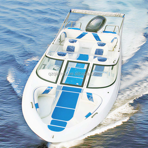 <span class=keywords><strong>Bateau</strong></span> de plaisance en fibre de verre de 5,9 m, hors-bord 80-115 CV, 35-55 km/h, 7 personnes, avec auvent, pour tourisme fluvial et lacustre, loisirs, OEM - Product Image 4