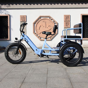 <span class=keywords><strong>Bicicleta</strong></span> eléctrica Taxi Rickshaw Fat Tire 3 <span class=keywords><strong>ruedas</strong></span> Triciclo de pasajeros <span class=keywords><strong>plegable</strong></span> eléctrico E Cycle <span class=keywords><strong>Bicicleta</strong></span> de carga familiar E Trike Taxi <span class=keywords><strong>Bicicleta</strong></span> - Product Image 2