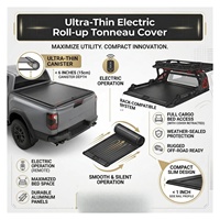 Couverture de benne électrique rétractable en alliage d'aluminium étanche pour pick-up F150 tout-terrain