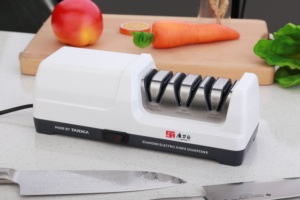 TAIDEA Smart Gadgets Utensilios de cocina Nivel superior TG2202 Afilador de cuchillos de cocina de acero de diamante eléctrico de 3 etapas - Product Image 2