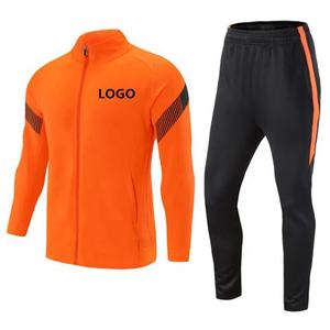 Custom <span class=keywords><strong>Blue</strong></span> Voetbal Team <span class=keywords><strong>Uniform</strong></span> Mannen Kids Voetbal Trainingspak Voetbaljas Broek Jeugd Lange Mouw Voetbal Trainingspakken - Product Image 2