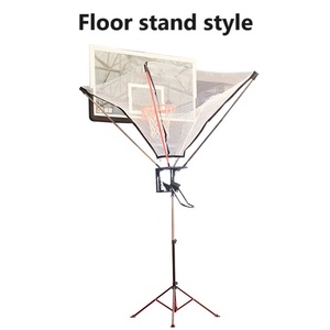 Hot bán thép không gỉ có thể điều chỉnh chiều cao bóng rổ rebounder trở lại máy bắn huấn luyện viên chụp thiết bị đào tạo - Product Image 2