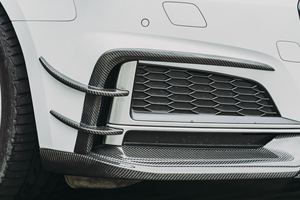 Pour <span class=keywords><strong>Audi</strong></span> A5 B9 2017-2019, lèvre de pare-chocs avant en fibre de carbone, jupe latérale, échappement, lèvre arrière, spoiler, neuf - Product Image 3