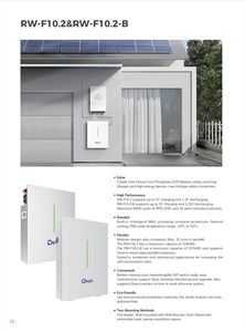 High Performance 51.2V 200Ah 10kwh Energy Storage Lithium Battery <b>Wall</b>-mounted Deye RW-F10.2 for Home Use Industrial Commercial - Product Image 6