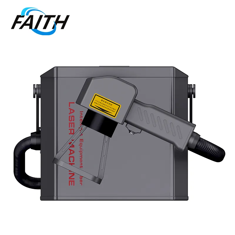 Faith new portable laser marking machine metal mini handheld fiber laser marking machine for Metal