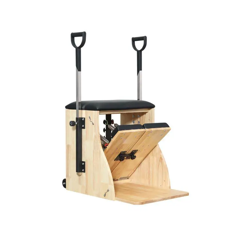New Design Pilates Machine Yoga Gym Equipment Fitness Wood Oak Maple Pilates Wunda Chair