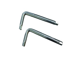 <span class=keywords><strong>Clé</strong></span> hexagonale en L personnalisée OEM, support en L, T8 T10 T20 T25 T30 <span class=keywords><strong>T45</strong></span> T50, revêtement en zinc noir - Product Image 4