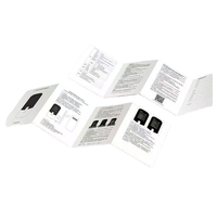 Brochure personnalisée avec logo sur mesure, papier et carton de qualité, reliure agrafée, impression offset et plastification.