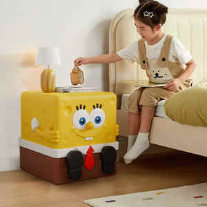 Cartone animato creativo per comodino camera <span class=keywords><strong>da</strong></span> letto per bambini deposito <span class=keywords><strong>SpongeBob</strong></span> cabinato in resina artigianale - Product Image 4