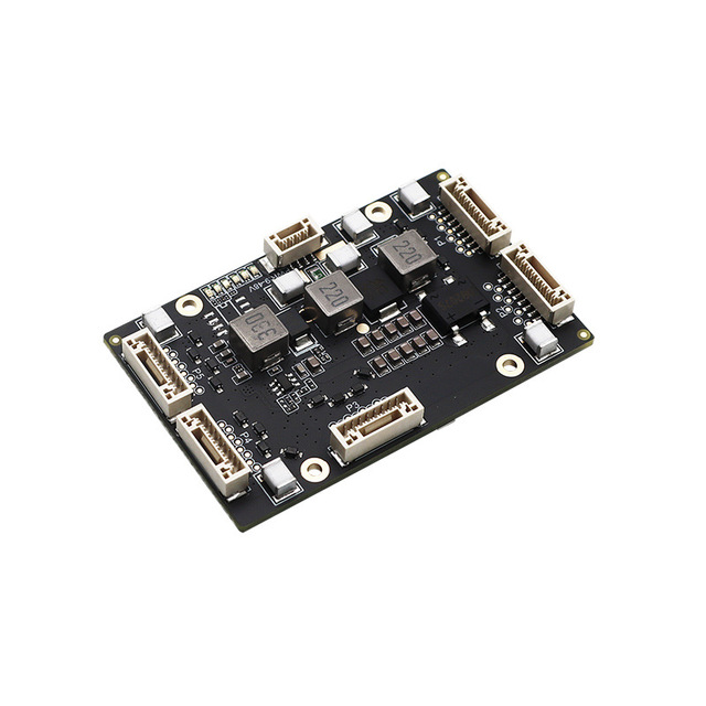 9-48V anti-reverse connection five-port Gigabit industrial switch module, smart street lamp, mini industrial switch mainboard