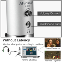 Panvotech Vlogging Kit Streaming en direct Usb Studio d'enregistrement condensateur Podcast Microphone de jeu