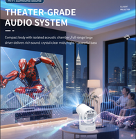 Projecteur de cinéma à domicile avec Android 11 BT5.2 Caractéristiques stéréo OEM ODM Usine Portable Mini HD LED Projecteur vidéo LCD