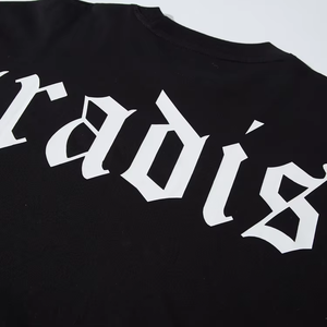 T-shirt en coton épais 100% de haute qualité, col rond, t-shirt décontracté élégant pour hommes, t-shirt à manches courtes personnalisé en gros - Product Image 2