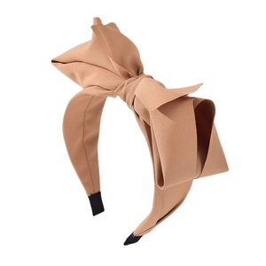 Diadema con Lazo Grande, Negra, de Tela, Ancha, para Mujer, Moda Casual, de Alta Calidad - Product Image 4