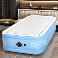 Matelas gonflable de conception moderne portative de lit d'air de PVC de haute qualité pour l'usage extérieur de chambre d'hôtel ou d'école de camping