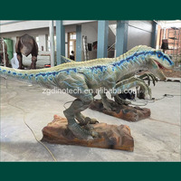 Modèle de dinosaure animatronique réaliste à capteur infrarouge électrique, taille réelle, pour aire de jeux extérieure pour enfants