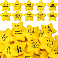 Motiverende Star Stress Balls Angst Stress Relief Ballen Inspirerend Mini Foam Ster Speelgoed Voor Volwassenen Prijzen Feestartikelen