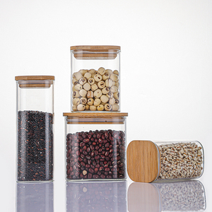 Bocaux en verre personnalisés <span class=keywords><strong>de</strong></span> différentes tailles, verrerie <span class=keywords><strong>de</strong></span> <span class=keywords><strong>conservation</strong></span>, récipients en verre, bocaux <span class=keywords><strong>de</strong></span> rangement pour cuisine, bocaux à épices en verre - Product Image 6