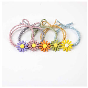 Coletero coreano estilo HyunA con margaritas, linda banda para el cabello, coletero, accesorio versátil para el cabello de mujer estilo Mori Girl - Product Image 5