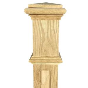 Z-RAILIG บันไดไม้ราวกระจกร่วมสมัยภายในบันไดสีแดงโอ๊ค 4092 กล่องแผงปิดภาคเรียน WoodNewel โพสต์ - Product Image 2