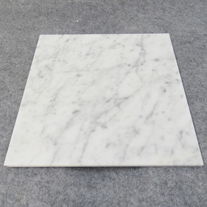Italiano <span class=keywords><strong>Carrara</strong></span> blanco 80cm X 80cm baldosas de mármol tamaño grande pulido calcita apartamento moderno acabado superficial afilado gráfico - Product Image 2