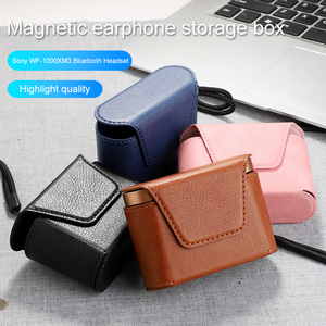 เคสกระเป๋าสำหรับชาร์จไร้สาย,หูฟังแบบแม่เหล็กปิดหูสำหรับ <span class=keywords><strong>Sony</strong></span> <span class=keywords><strong>Wf</strong></span>-<span class=keywords><strong>1000xm3</strong></span>หูฟังเอียร์บัดหูฟังกระเป๋าใส่ - Product Image 3