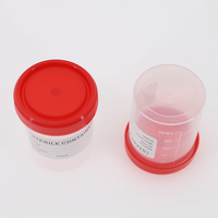 Taza de plástico desechable para prueba de pacientes, contenedor de orina, 30ml, 40ml, 60ml