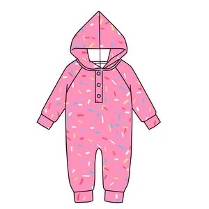 Mono con Capucha y Botones Personalizado FM OEM/ODM, 3-7 Días, 230g, Algodón/Bambú, Pijama para Niñas - Product Image 1