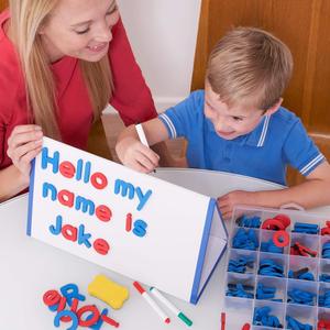 Jouet éducatif personnalisé Dowell pour l'apprentissage préscolaire, <span class=keywords><strong>lettres</strong></span> et <span class=keywords><strong>chiffres</strong></span> <span class=keywords><strong>magnétiques</strong></span> en mousse, aimants pour réfrigérateur - Product Image 2