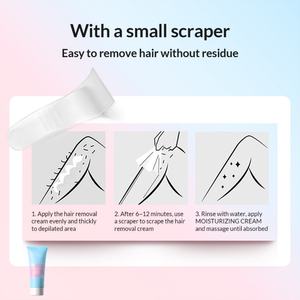 Crème dépilatoire multifonctionnelle 4-en-1 rapide pour le visage et le corps, vente en gros OEM, offre spéciale - Product Image 5