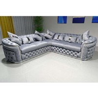 Venta de fábrica muebles sofá conjunto de lujo sala de estar turco personalizable sala de estar sofás de lujo de alta calidad