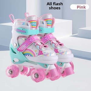 ZHOYA SPORT, Nuevos Patines de Ruedas Ajustables de Doble Fila para Niños, para Patinaje sobre Hielo y en Línea, para Niños y Niñas Pequeños - Product Image 4