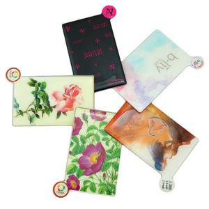 Cheap Price Advertising Thin Luxury Credit Card Shape Stainless Steel Mirror with PU <b>Bag</b> - Product Image 4