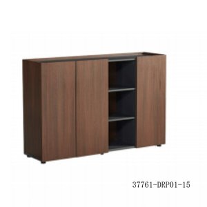 Armoire de bureau contemporaine en bois grainé 37761-DRP01-15 - Product Image 1