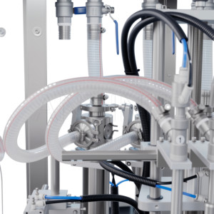 Machine de remplissage automatique de bouteilles de parfum et de boissons, machine de remplissage à 4 buses, machine de remplissage de bouteilles de spray liquide - Product Image 5