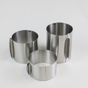 Outil de cuisson de cuisine <span class=keywords><strong>cercle</strong></span> rond anneau de gâteau moule de cuisson en acier inoxydable anneau de mousse réglable - Product Image 4