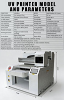 Imprimante UV multifonctionnelle 4060 A3, machine d'impression d'autocollants UV DTF pour produits personnalisés, coques de téléphone, balles de golf, bouteilles d'eau