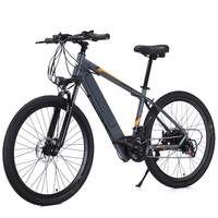 Nouveau modèle adulte 36v 7 vitesses vélos électriques hommes frein à disque 26 pouces vélos électriques pour femmes avec instrument LEC