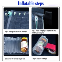 Film d'emballage gonflable recyclable et imperméable pour un emballage sûr, coussin antichoc, sac à colonne d'air pour l'emballage