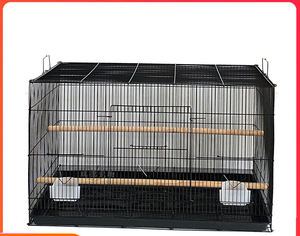 กรงนกโลหะแบบพกพาสำหรับกรงนกขนาดใหญ่ใช้ทำจากลวดเหล็ก - Product Image 4