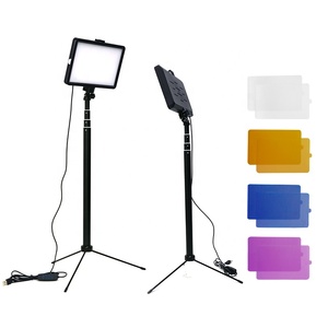 Đèn Led Với Bộ Lọc Màu <span class=keywords><strong>Yello</strong></span>/Blue/Purple Để Chụp Ảnh Và Phát Trực Tiếp - Product Image 2