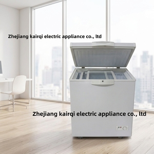 12V/24V Solar Household Freezer 158L <b>Refrigerator</b> Horizontal Mini Fridge Solar-Powered Cooling Operates Efficiently Using Solar - Product Image 3
