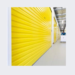 Porta Avvolgibile Moderna a Sollevamento Manuale per Self Storage, Porta a Serranda in Acciaio Zincato Colorato Antivento - Product Image 5