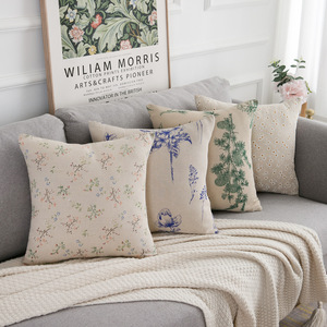 Modern Custom Logo Cotton Pillow <strong>Cover</strong> for Home Hotel or Hospital Use Stitched Technique <strong>Without</strong> Core for Sofa or <strong>Cushion</strong> - Product Image 1