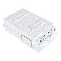 ROPASSOR RPS-ST218-C FTTH 16 Core SC Fiber Optic Distribution Box 4 Inlet & 16 Outlet ABS IP65 Wall/Pole Mounted