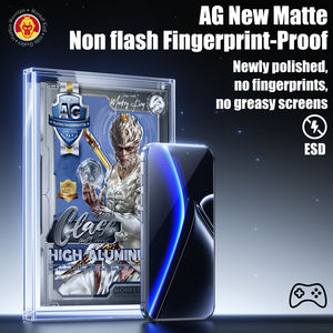 OG HD trasparente in vetro temperato opaco da gioco liscio per <span class=keywords><strong>iPhone</strong></span> <span class=keywords><strong>11</strong></span> 12 15 16 17 17 <span class=keywords><strong>Pro</strong></span> Max <span class=keywords><strong>protezione</strong></span> antiriflesso per telefoni cellulari - Product Image 5