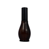 Flacon pulvérisateur en verre ambré personnalisé ODM, 10-100 ml, brume fine, rechargeable, atomiseur d'aromathérapie et de parfum
