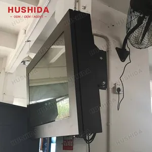 Layar Lcd besar 32 43 49 55 65 75 inci, tanda Digital tampilan luar ruangan 4K