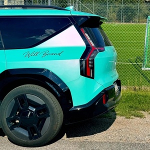 Fábrica al por mayor Auto vinilo fabricante carreras azul coche pegatina rollos vinilo envoltura - Product Image 4