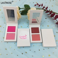 Palette de fard à joues pigmenté 2-en-1 longue tenue en poudre et crème pour marque privée